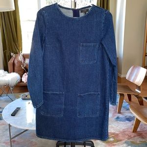 COS short denim dress.